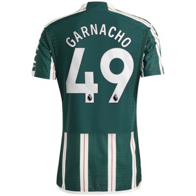 Alejandro Garnacho Manchester United 2023/24 Away Jersey - Green