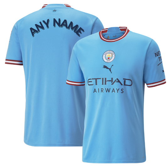 Manchester City 2023 Custom Unisex Jersey - Blue - Jersey Teams World