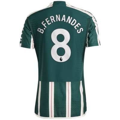 B.Fernandes Manchester United 2023/24 Away Jersey - Green