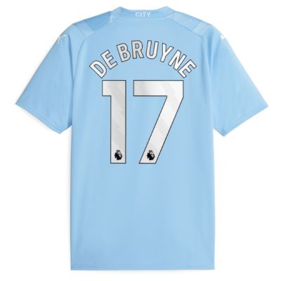 De Bruyne Manchester City Home Shirt 2023-24 Player jersey