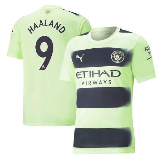 Erling Haaland Manchester City Unisex 2022/23 Third Player Jersey - Black - Jersey Teams World