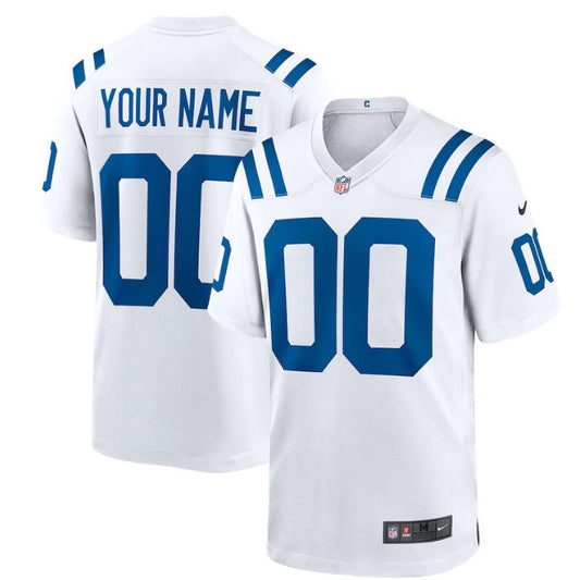 Indianapolis Colts Team Custom Game Unisex Jersey - White - Champions Jerseys