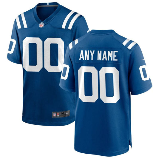 Indianapolis Colts Team Customized Game Unisex Jersey - Royal - Champions Jerseys
