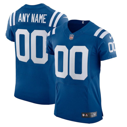Indianapolis Colts Team Vapor Elite Custom Unisex Jersey - Royal - Champions Jerseys