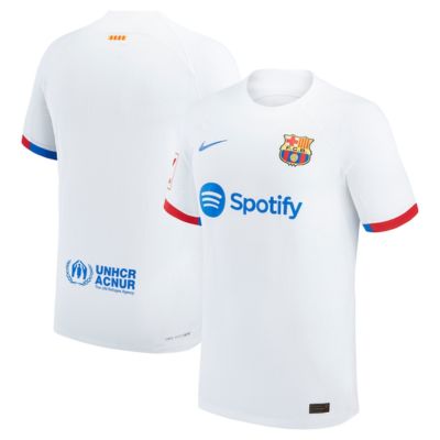 Barcelona 2023/24 Away Custom Jersey - White
