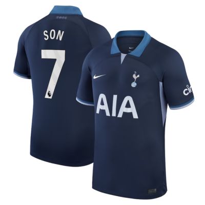 Son Heung-Min Tottenham Hotspur 2023/24 Away Stadium Player Jersey - Navy