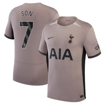 Son Heung-Min Tottenham Hotspur 2023/24 Third Stadium Player Jersey – Tan