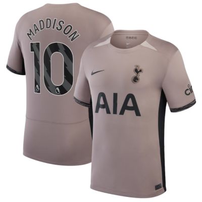 James Maddison Tottenham Hotspur 2023/24 Third Stadium Player Jersey – Tan