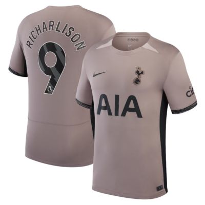 Richarlison Tottenham Hotspur 2023/24 Third Stadium Player Jersey – Tan