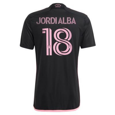 Jordi Alba Inter Miami CF 2023-24 Player Jersey- Black
