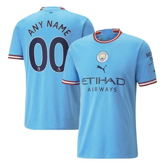Manchester City Home Shirt Unisex 2022-23 Customized Jersey - Jersey Teams World