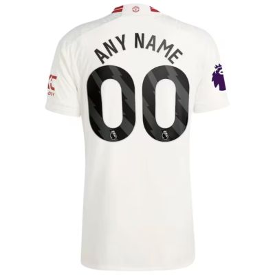 Manchester United 2023/24 Away Jersey - White / Any Name