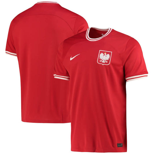 Poland National Team Away Shirt 2023 customized Jersey Unisex - Red - Jersey Teams World