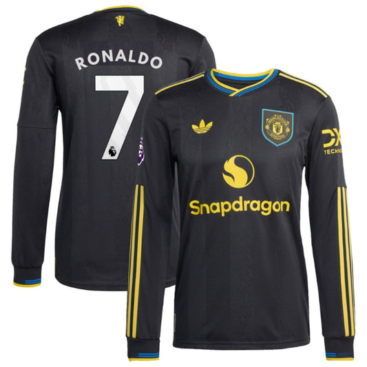 Manchester United adidas Third Shirt 2025-26 with Ronaldo 7 printing