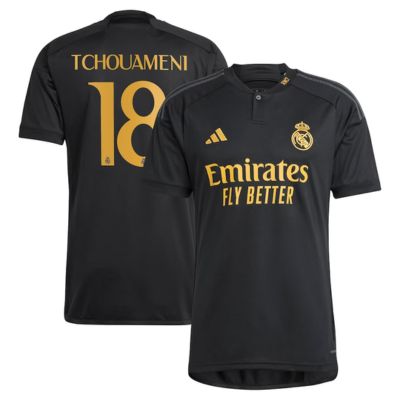 Tchouaméni Real Madrid Third Shirt 2023-24 Player Jersey - Black