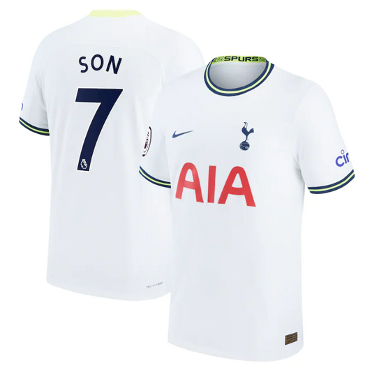 Tottenham Hotspur Home Shirt   2022-23 with Son Heung-min 7 printing - Jersey Teams World