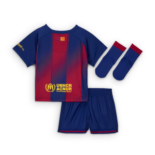 Barcelona Nike Infant 2025/26 Home Stadium Kit Set - Blue