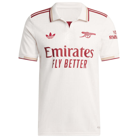 Arsenal adidas Third  Shirt 2025-26 with Rice 41 printing
