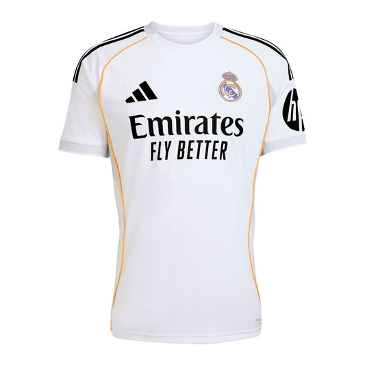 Real Madrid adidas Home Shirt 2025-26 with Trent 12 printing