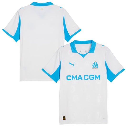 Olympique Marseille Puma 2025/26 Home Jersey - White