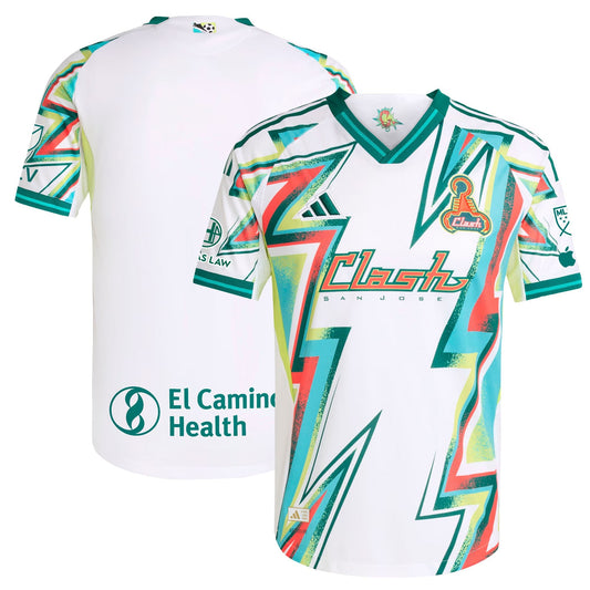 San Jose Earthquakes adidas 2025 Third Jersey - White