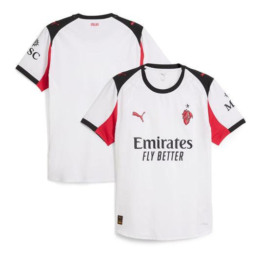 AC Milan Puma 2025/26 Away Jersey - White
