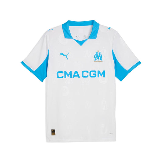 Olympique Marseille Puma 2025/26 Home Jersey - White
