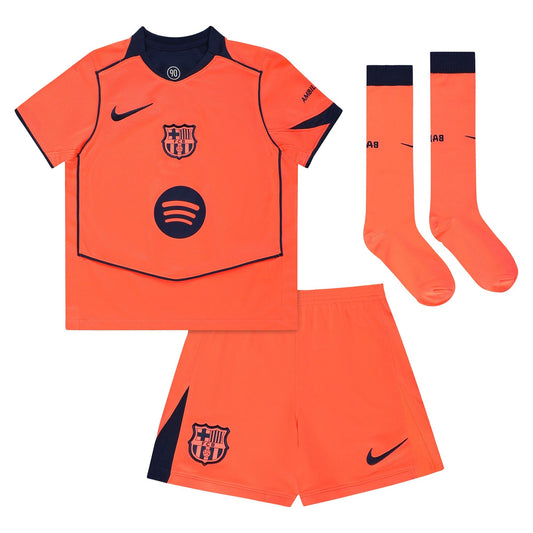 Barcelona Nike Third Stadium Mini Kit 2025-26 - Little Kids