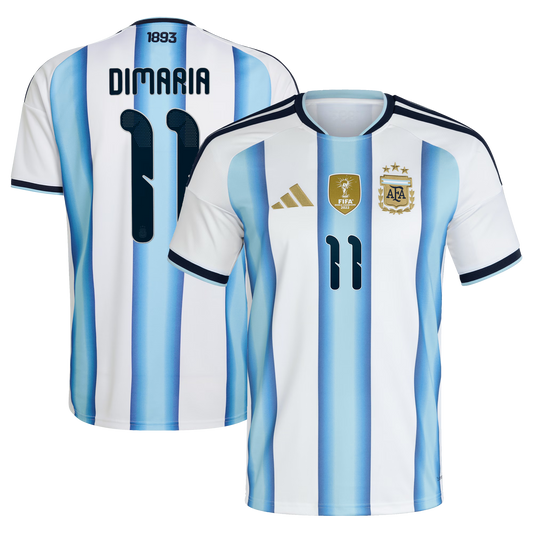 Argentina adidas Home Shirt 2026 with Di Maria 11 printing