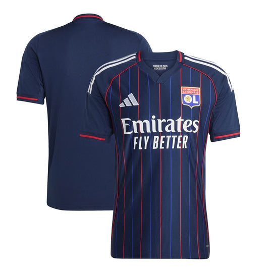 Olympique Lyonnais adidas 2025/26 Away Jersey - Blue