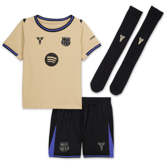 Barcelona Nike Away Stadium Mini Kit 2025-26 - Little Kids