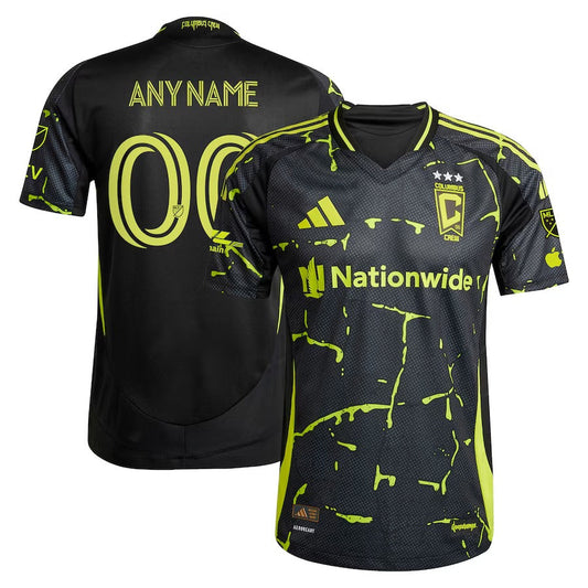 Columbus Crew adidas 2025 The Goosebumps Kit Custom Jersey - Black