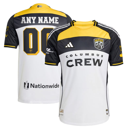 Columbus Crew adidas 2025 Third Custom Jersey - White