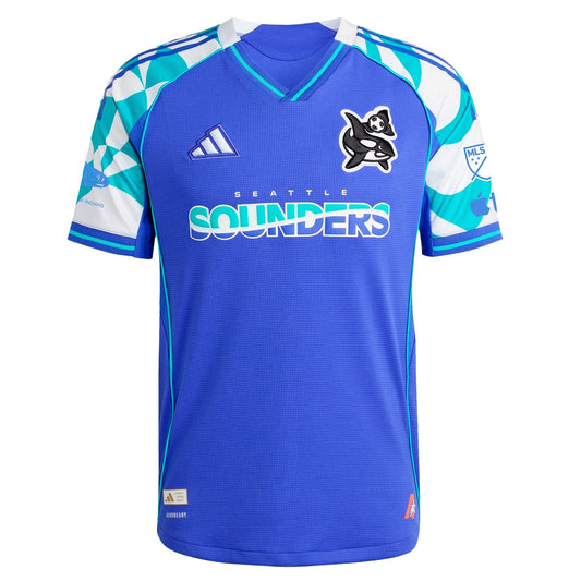 Seattle Sounders FC adidas 2025 Third Custom Jersey - Blue