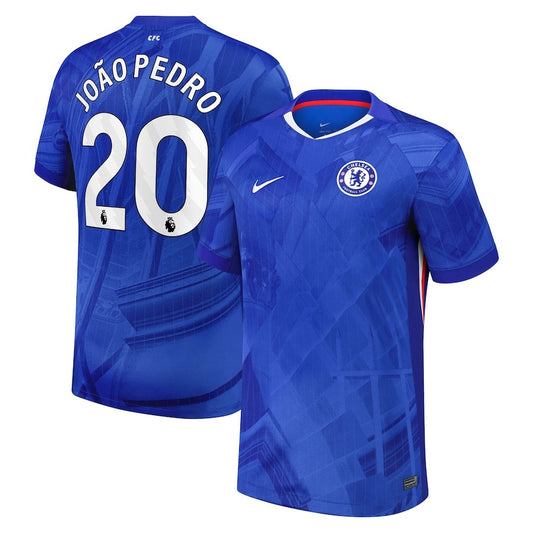 João Pedro Chelsea Nike 2025/26 Home Stadium Player Jersey - Blue