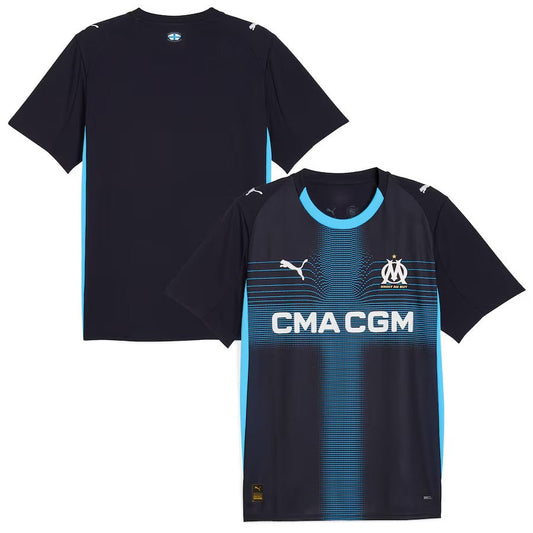 Olympique Marseille Puma 2025/26 Away Jersey - Navy