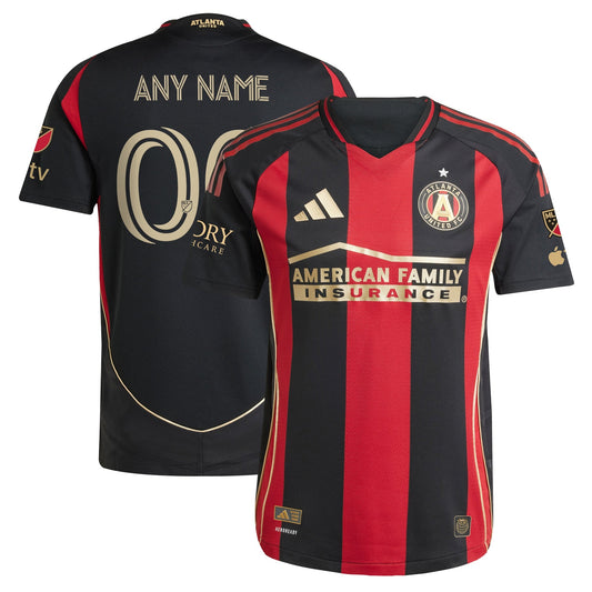 Atlanta United FC adidas authentic 2025 The Connector Custom Jersey - Black