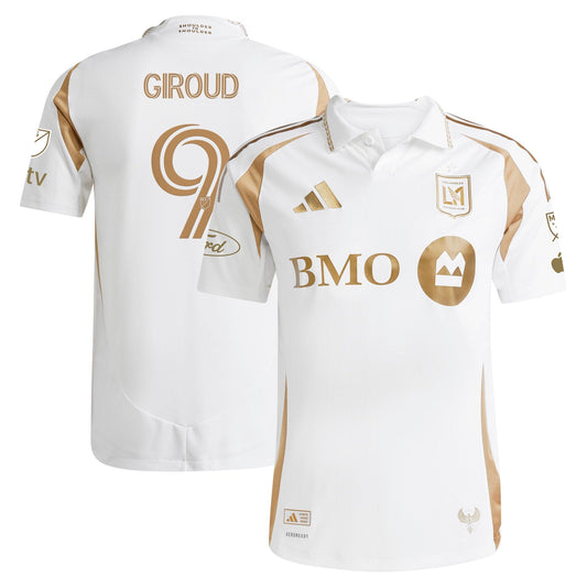 Olivier Giroud LAFC adidas 2025 Secondary Player Jersey - White