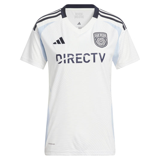 San Diego FC adidas 2025 Woven Into One Custom Jersey - White