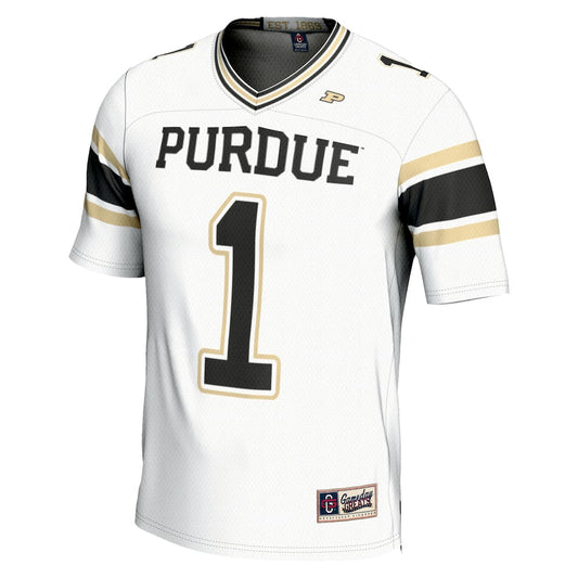 #1 Purdue Boilermakers GameDay Greats Youth Endzone Football Jersey - White