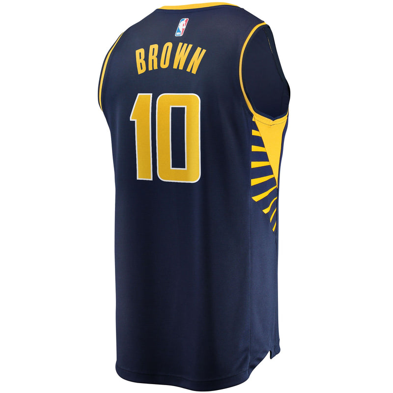 Kendall Brown Indiana Pacers Fanatics 2021/22 Fast Break Jersey - Icon Edition - Navy