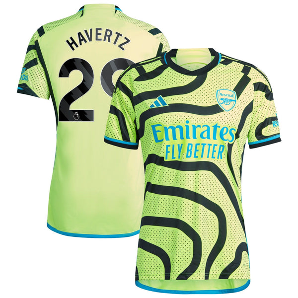 Kai Havertz Arsenal adidas 2023/24 Away  Player Jersey - Yellow