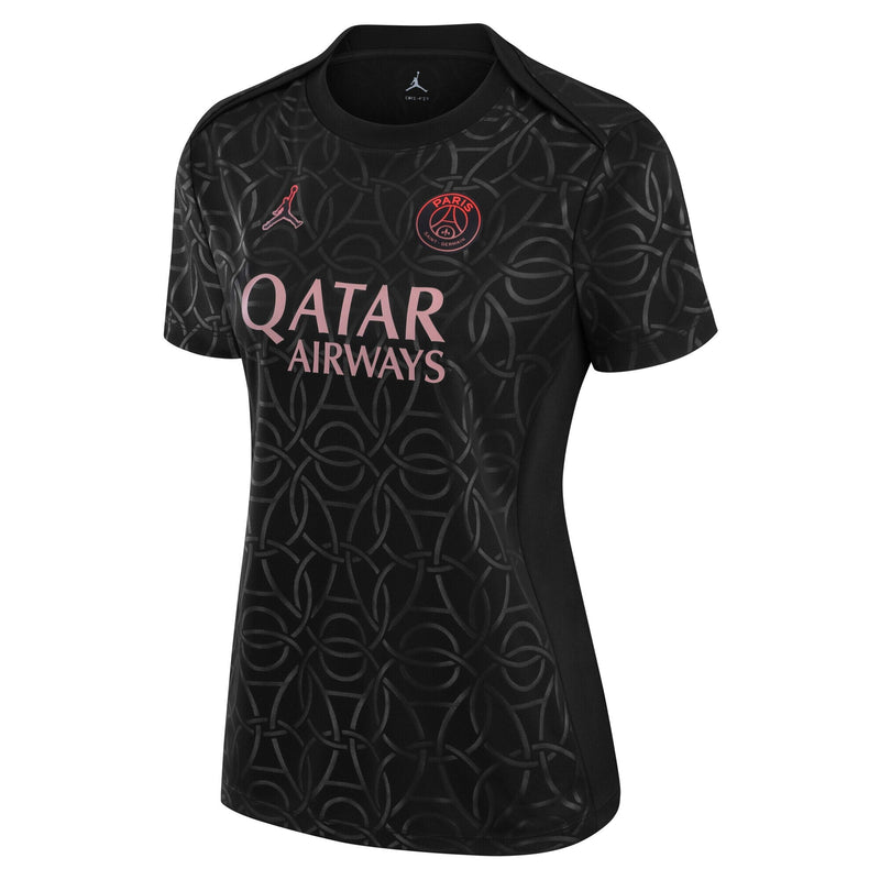 Paris Saint-Germain Jordan Brand Women's 2024/25 Academy Pro Pre-Match Top - Black