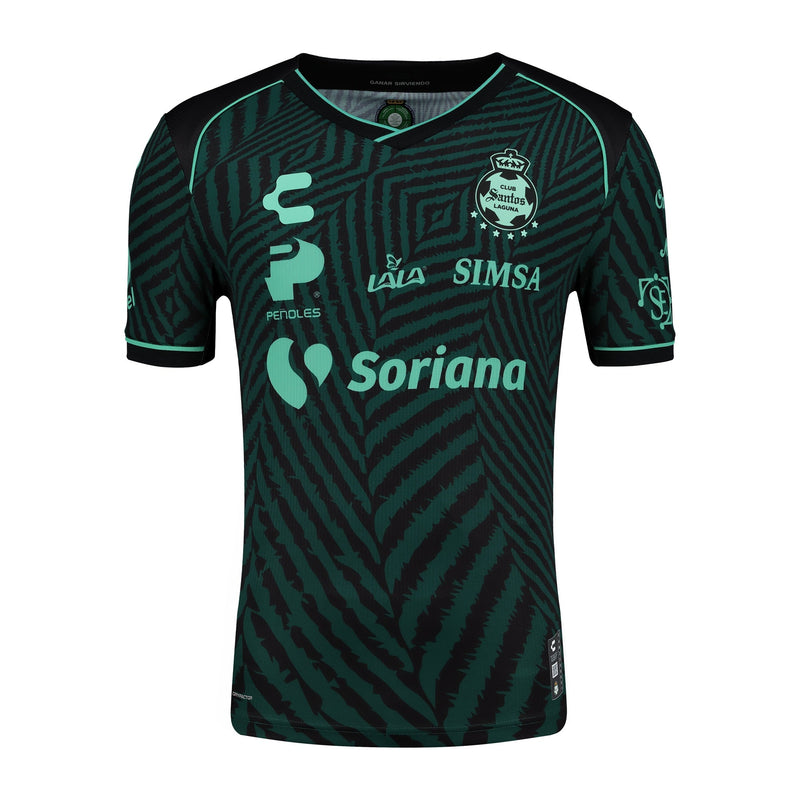 Santos Laguna Charly 2024/25 Away Jersey - Green