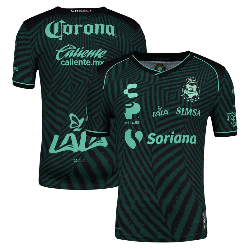 Santos Laguna Charly 2024/25 Away Jersey - Green