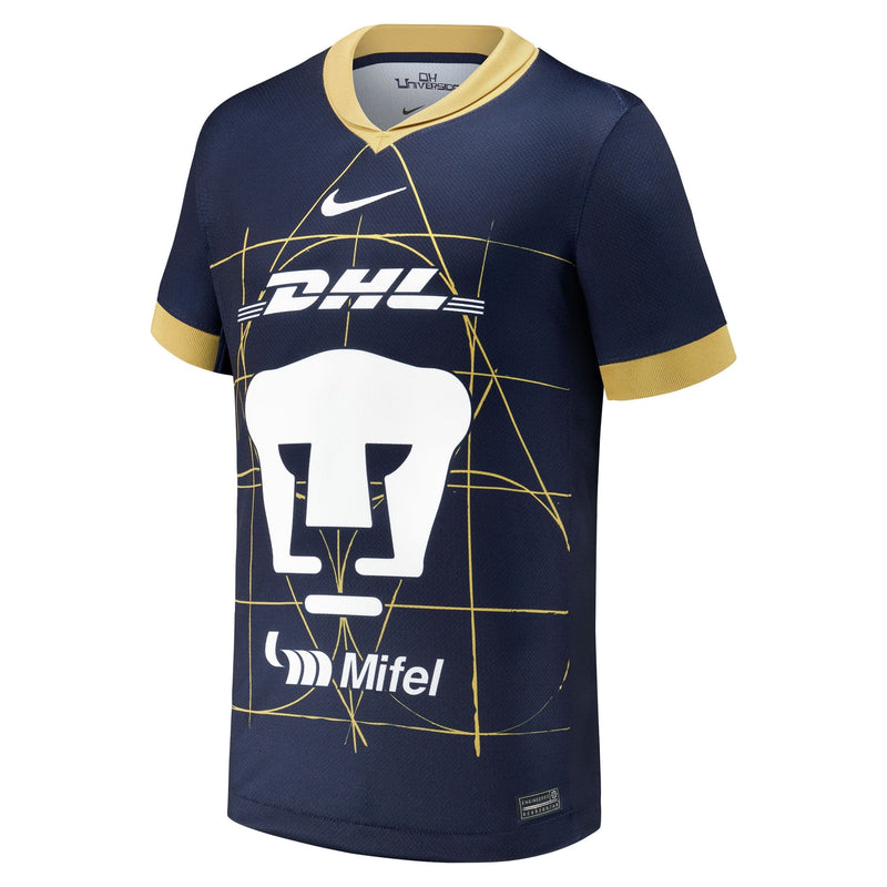 Pumas Nike Youth 2024/25 Away Jersey - Navy