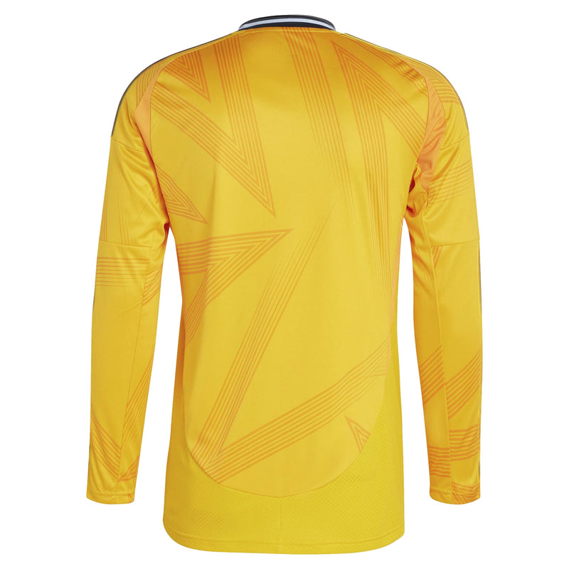 Real Madrid adidas 2024/25 Away Long Sleeve Jersey - Orange