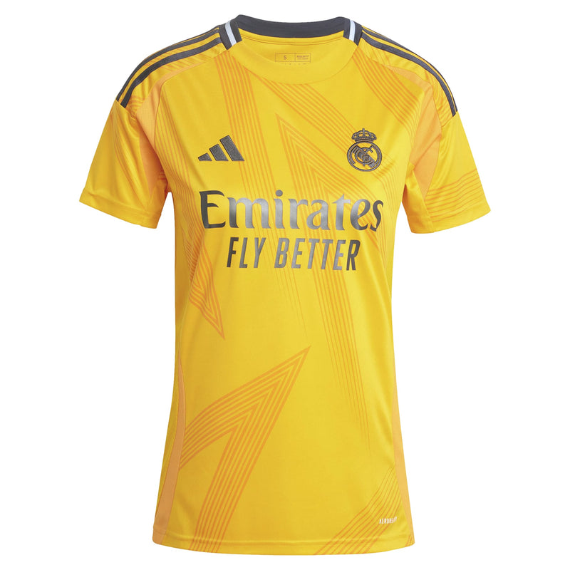 Real Madrid adidas Women's 2024/25 Away Player Jersey - Orange