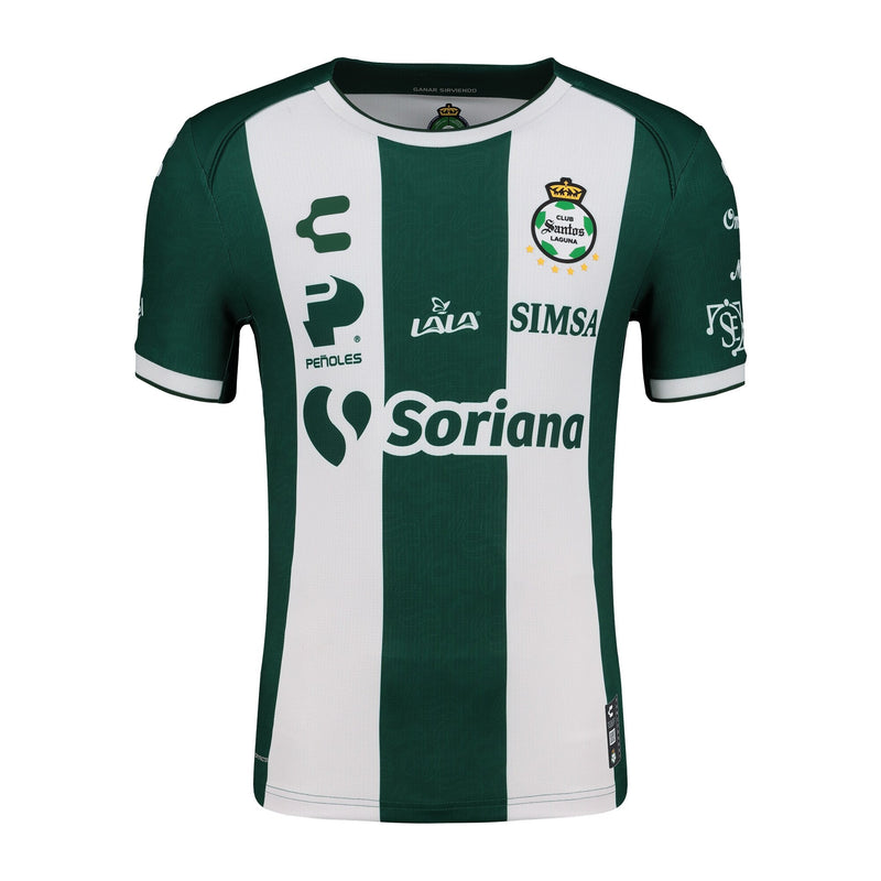 Santos Laguna Charly 2024/25 Home Jersey - Green/White