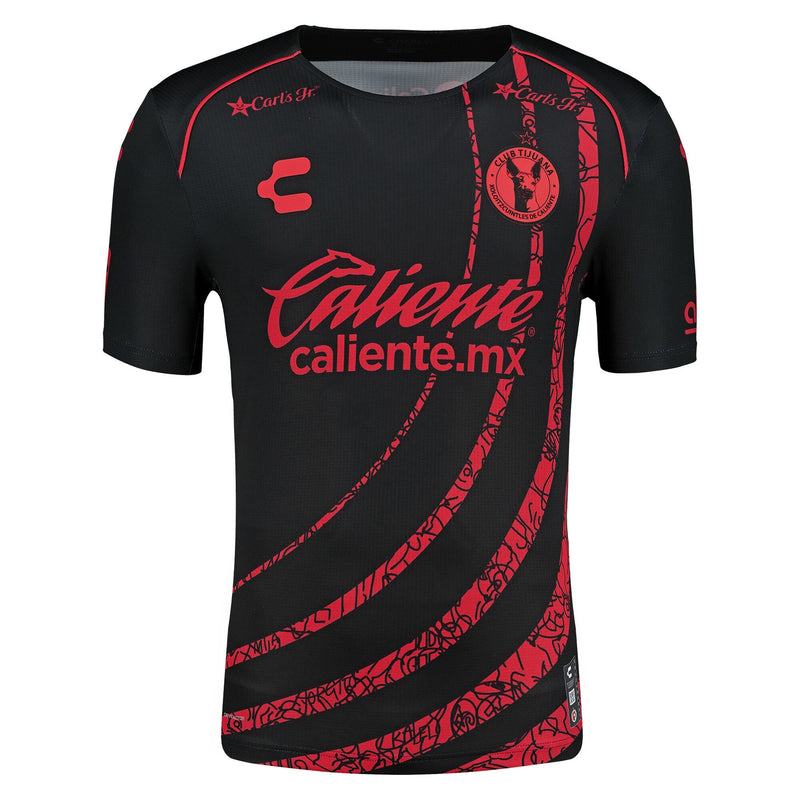 Club Tijuana Charly 2024/25 Home Jersey – Black/Red